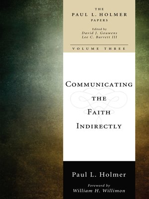 cover image of Communicating the Faith Indirectly